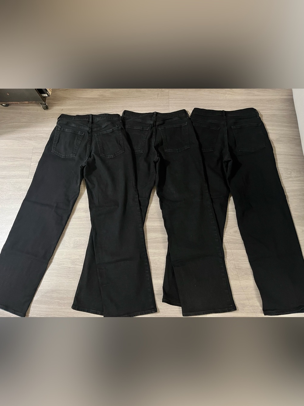 Old Navy High-Waisted Wow Wide-Leg Jeans Black Jack Women’s Size 6